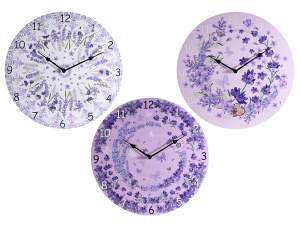 Ingrosso orologio da parete lavanda