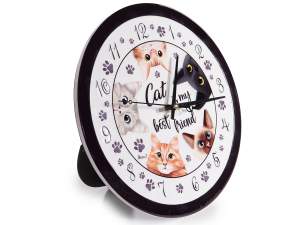 ingrosso orologio parete gatto