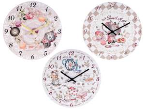 Ingrosso orologio parete Tea Time