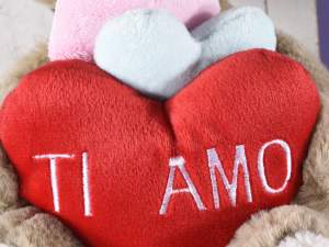 Ingrosso peluche orso san valentino ti amo