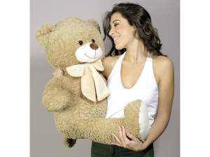 Grossista orso peluche stoffa vellutata