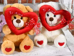 Grossiste ours en peluche coeur