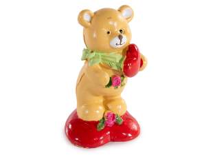 ours en peluche miniature cœur amoureux en gros