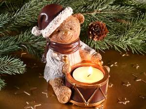 bougie ours de Noël en gros