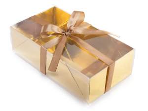 wholesale box transparent gold box