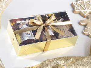 wholesale box transparent gold box