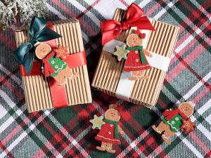 Agrafe de rufe din lemn cu ridicata Gingerbread