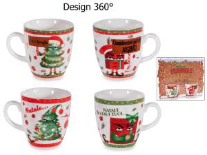 mayorista tazas de café navideñas irónicas