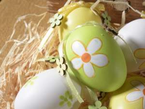 Huevos decorados colgantes al por mayor