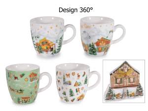 tazas de café navideñas al por mayor
