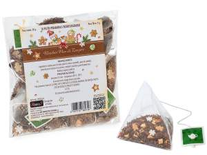 Wholesale Christmas gingerbread herbal tea filter