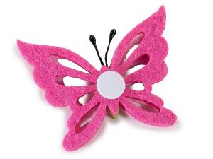 Adhesive felt butterflies