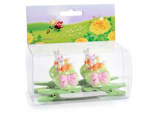 Wholesale rabbit Easter clothespins
