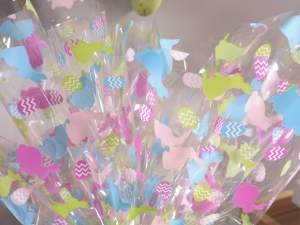 Easter decoration wrapping paper sheets