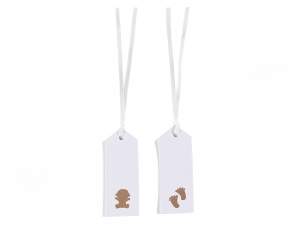 Wholesalers wedding favors tag birth baptism