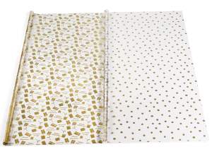 wholesale gold christmas wrapping paper