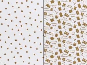 wholesale gold christmas wrapping paper