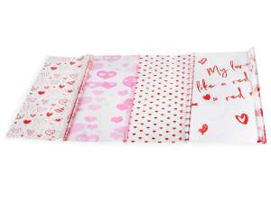 Wholesale transparent sheets heart Valentine's Day