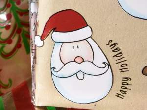 wholesale gift paper reindeer santa claus tree