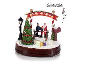 Ingrosso paesaggio natale movimento