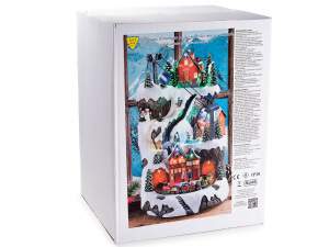 ingrosso villaggio natale carillon musica luci