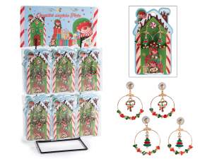 wholesale Christmas drop earrings