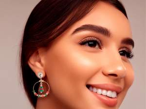 wholesale Christmas drop earrings