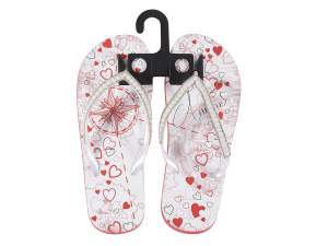 Wholesale women's flip flops majolica print