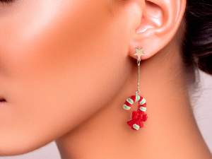 boucles d'oreilles en gros, cadeau de Noël