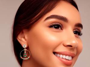 boucles d'oreilles pendantes de Noël en gros