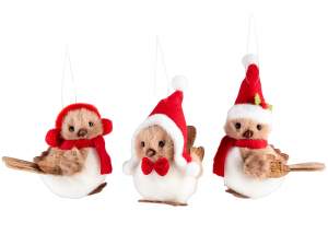 Decoración al por mayor árbol pájaros navidad