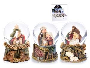 Grossista sfera palla neve presepe
