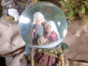 Grossista sfera palla neve presepe