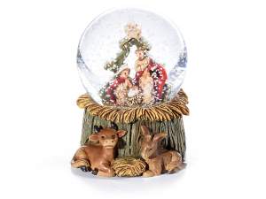 Grossista sfera palla neve presepe