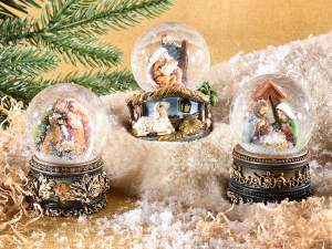 ingrosso palle a neve presepe