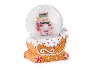 ingrosso palla neve natale schiaccianoci