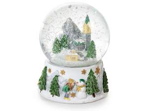 ingrosso palla neve paesaggio natale