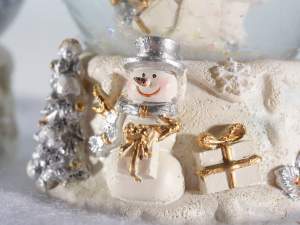 Ingrosso sfere neve natale babbo