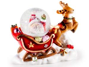 ingrosso palla neve natale slitta renna babbo