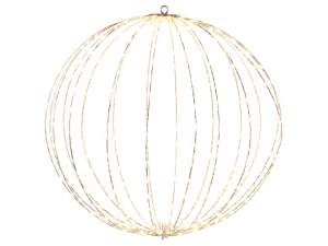 ingrosso luminaria palla addobbo natale