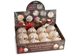 ingrosso palline natale bianche oro