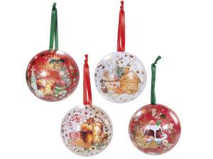 Grossista pallina metallo Natale