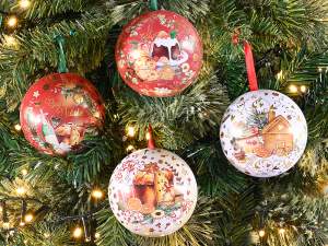 Grossista pallina metallo Natale