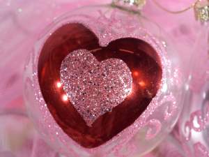 Ingrosso palline cuore amore natale
