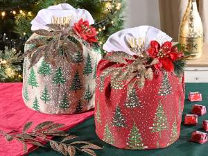 wholesale Christmas panettone bag