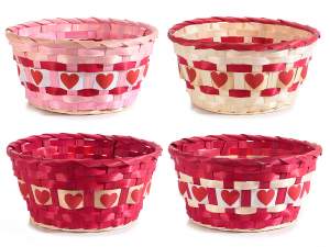 Vente en gros panier coeur saint valentin