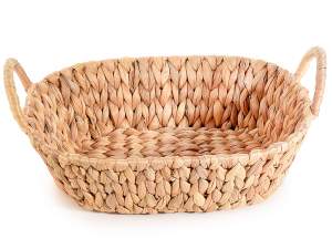 grossiste panier rond poignées jacinthe
