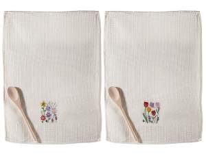 cuchara de paño de cocina de algodón