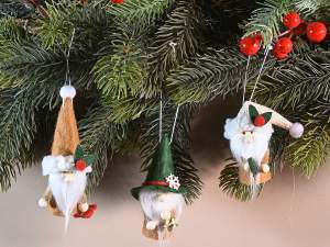 Decoración de gnomo de Papá Noel al por mayor