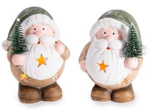 Decoración de terracota al por mayor de Papá Noel